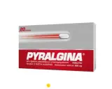Opakowanie Pyralginy 20 tabletek. Lek na silny ból i gorączkę. Pamiętaj o dawkowaniu: co ile można brać pyralginę, zgodnie z ulotką.
