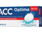 Opakowanie ACC Optima 600 mg, 10 tabletek musujących. Szukasz axtil zamienniki? To może być pomocne.