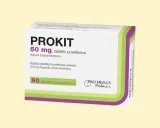 Opakowanie leku Prokit 50 mg, zawierające 90 tabletek. Informacja o prokit dawkowanie znajduje się na ulotce.