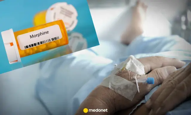 Butondol i morfina – leki przeciwbólowe stosowane w leczeniu silnego bólu, często u pacjentów w stanie terminalnym.