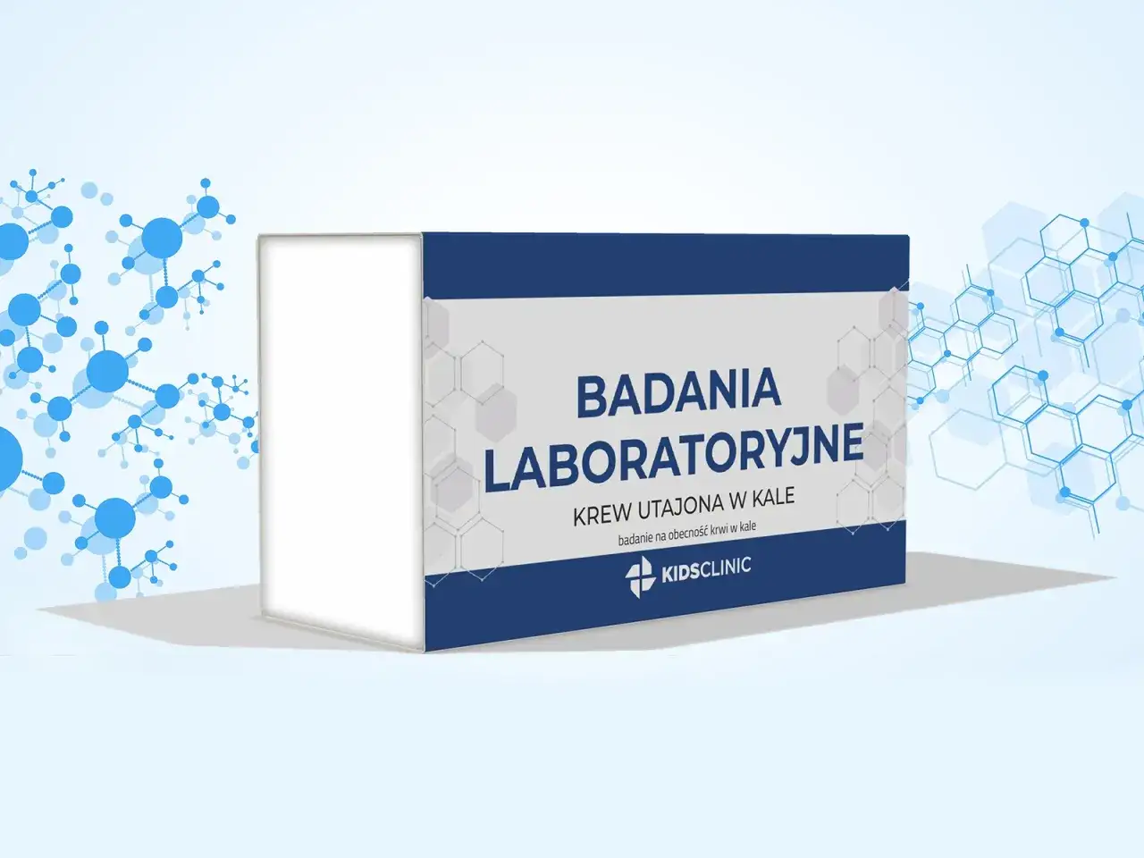 Badania laboratoryjne: krew utajona w kale. Analiza na obecność krwi w kale, pomocna w diagnostyce.